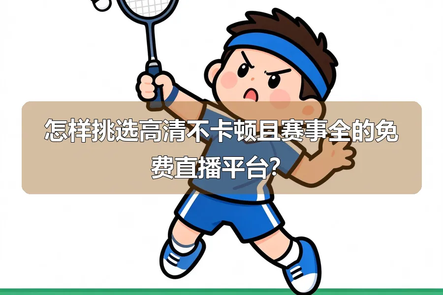 怎样挑选高清不卡顿且赛事全的免费直播平台？